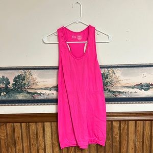 Hot pink Zyia Tank size Large, only worn maybe once. Like new!